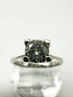 Laden Sie das Bild in den Galerie-Viewer, Ring 750er Weißgold mit Diamanten

