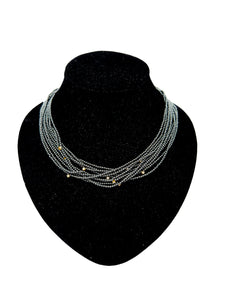 Armband und Halsketten Set mit Tahit-Perlen und Diamanten
