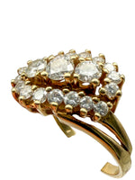 Laden Sie das Bild in den Galerie-Viewer, 585er Gelbgold Ring mit Diamanten
