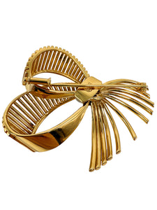Brosche aus Gold 750er mit rosa Diamanten