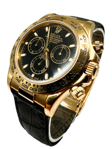 Rolex Daytona 116518, Gelbgold 750er, 40 mm