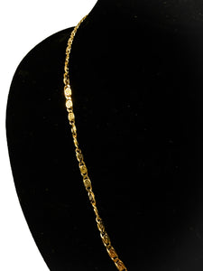 Halskette "S"-Ornamente, 585er Gelbgold