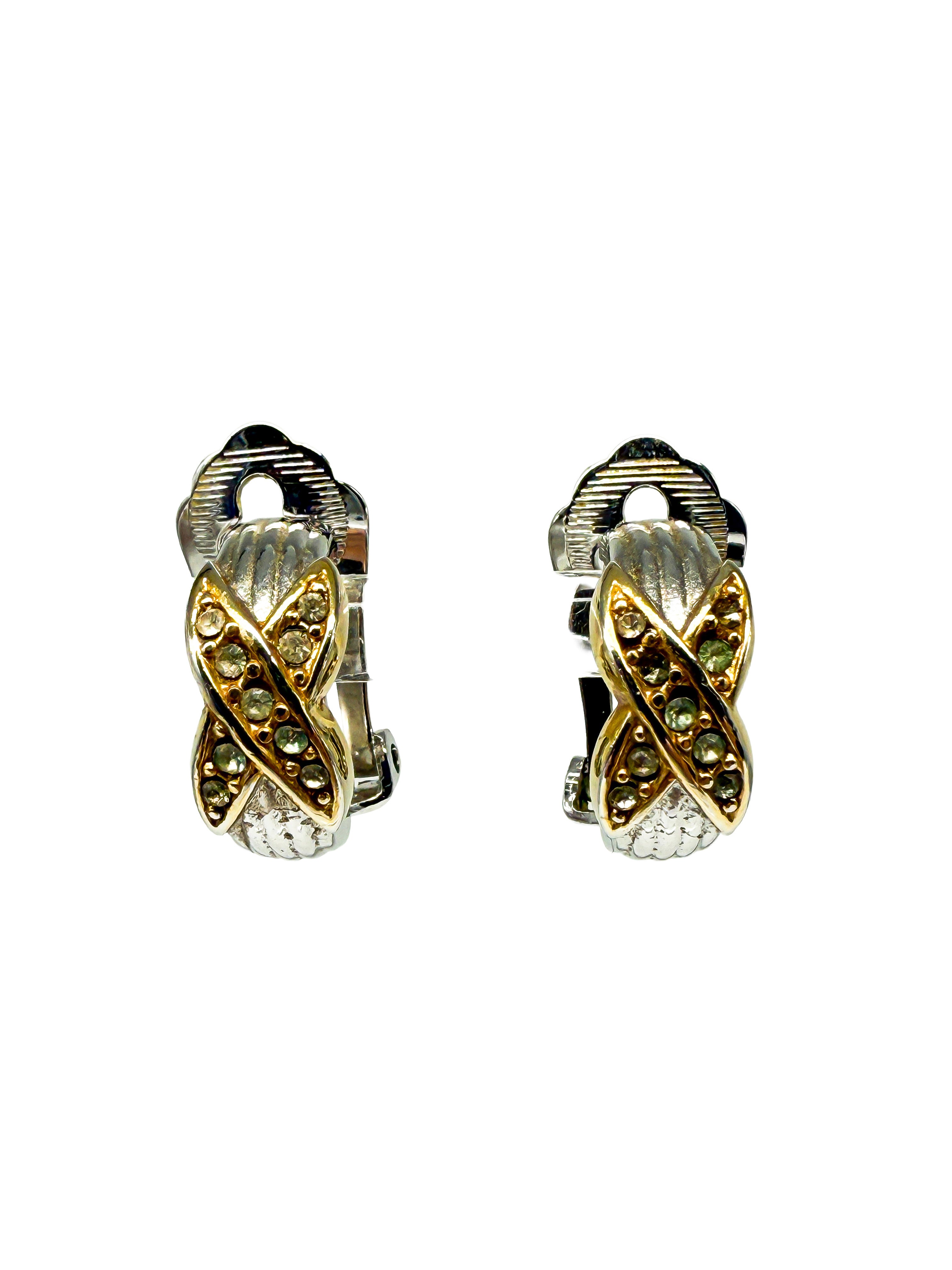 Dior, Schmuck Set, Ohrringe und Collier, vergoldet