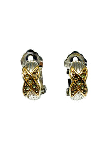 Dior, Schmuck Set, Ohrringe und Collier, vergoldet
