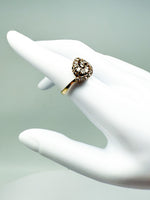 Laden Sie das Bild in den Galerie-Viewer, 585er Gelbgold Ring mit Diamanten
