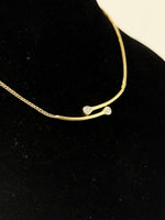Laden Sie das Bild in den Galerie-Viewer, Gelbgoldschmuck 585er, Halskette mit Diamanten
