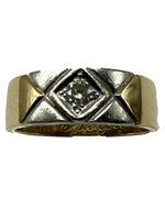 Laden Sie das Bild in den Galerie-Viewer, Ring 585er Gelbgold mit Diamanten
