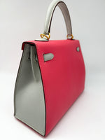 Laden Sie das Bild in den Galerie-Viewer, Hermes Handtasche Sac Kelly II Sellier 25, Rosa
