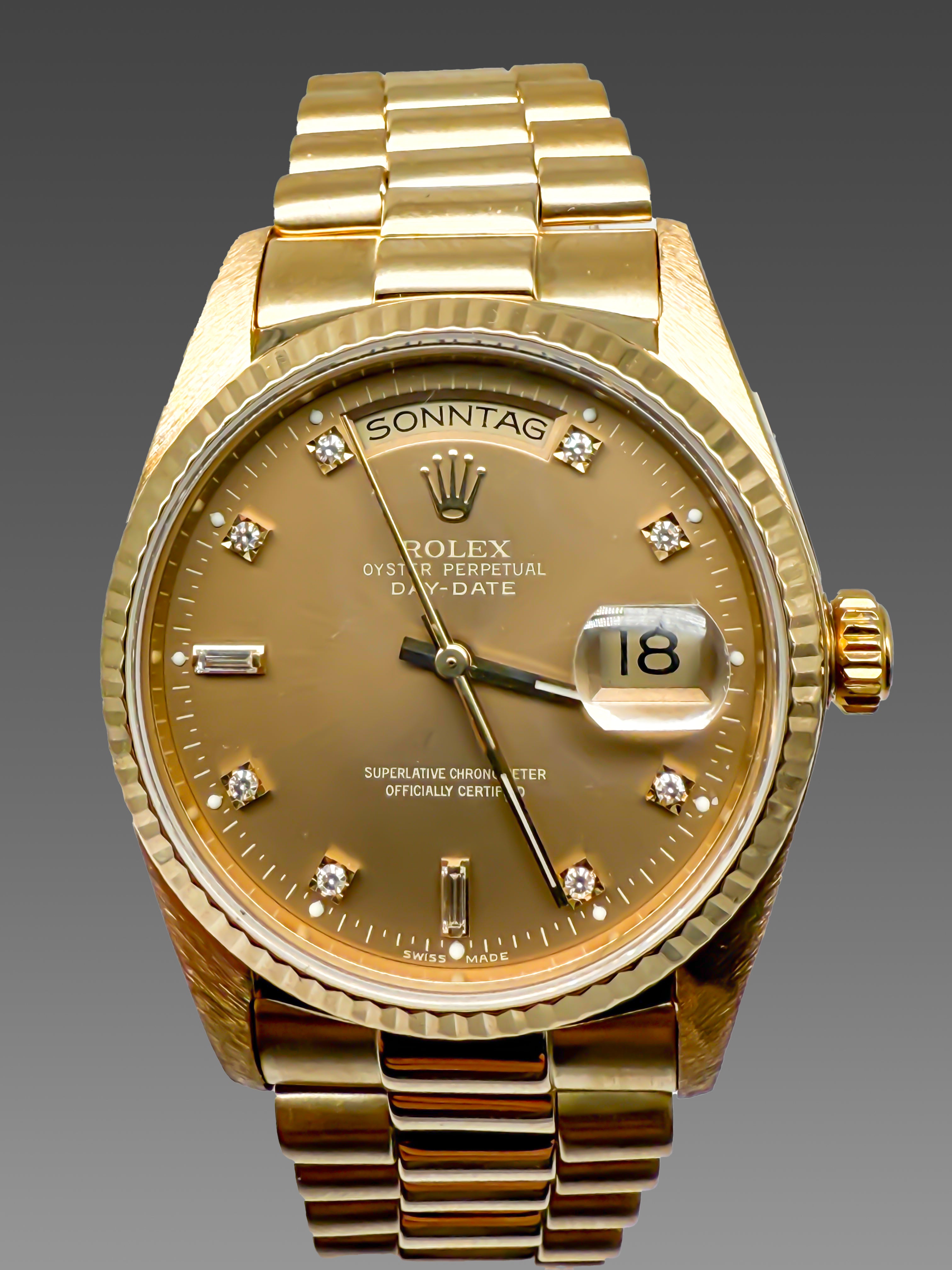 Rolex Day-Date 36 18038; 18 Karat