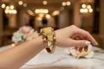 Laden Sie das Bild in den Galerie-Viewer, Kieselstein-Cord 18K, Armband, Aligatorarmband, Gelbgold

