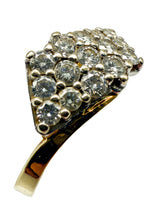 Laden Sie das Bild in den Galerie-Viewer, 585er Gelbgold Ring mit Diamanten
