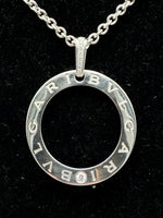 Laden Sie das Bild in den Galerie-Viewer, Bulgari Halskette mit Diamanten 750er Weißgold
