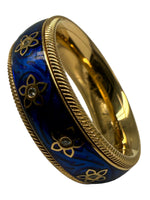Laden Sie das Bild in den Galerie-Viewer, Wellendorff Ring 750er Gelbgold mit Diamanten kaltemaille
