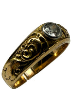 Laden Sie das Bild in den Galerie-Viewer, Ring 585er Gelbgold mit Diamanten
