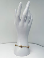 Laden Sie das Bild in den Galerie-Viewer, 585er Gelbgold Armband mit Diamanten
