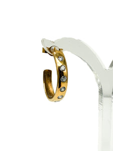 Gelbgold Ohrringe 585er mit Diamanten