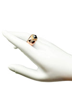 Laden Sie das Bild in den Galerie-Viewer, Ring 585er Gelbgold mit Saphir und Diamanten
