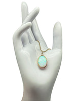 Laden Sie das Bild in den Galerie-Viewer, 585er Gelbgold Collier mit Opal
