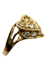 Laden Sie das Bild in den Galerie-Viewer, 585er Gelbgold Ring mit Diamanten
