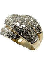 Laden Sie das Bild in den Galerie-Viewer, 585er Gelbgold Ring mit Diamanten
