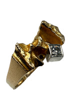 Laden Sie das Bild in den Galerie-Viewer, Lapponia Ring 750er Gelbgold mit Diamanten
