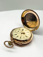 Laden Sie das Bild in den Galerie-Viewer, Taschenuhren Gelbgold 14K, Chronograph, mit Repetition
