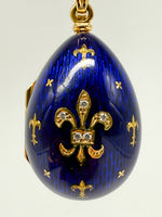Laden Sie das Bild in den Galerie-Viewer, 18K Gelbgold Fabergé Anhänger mit Diamanten
