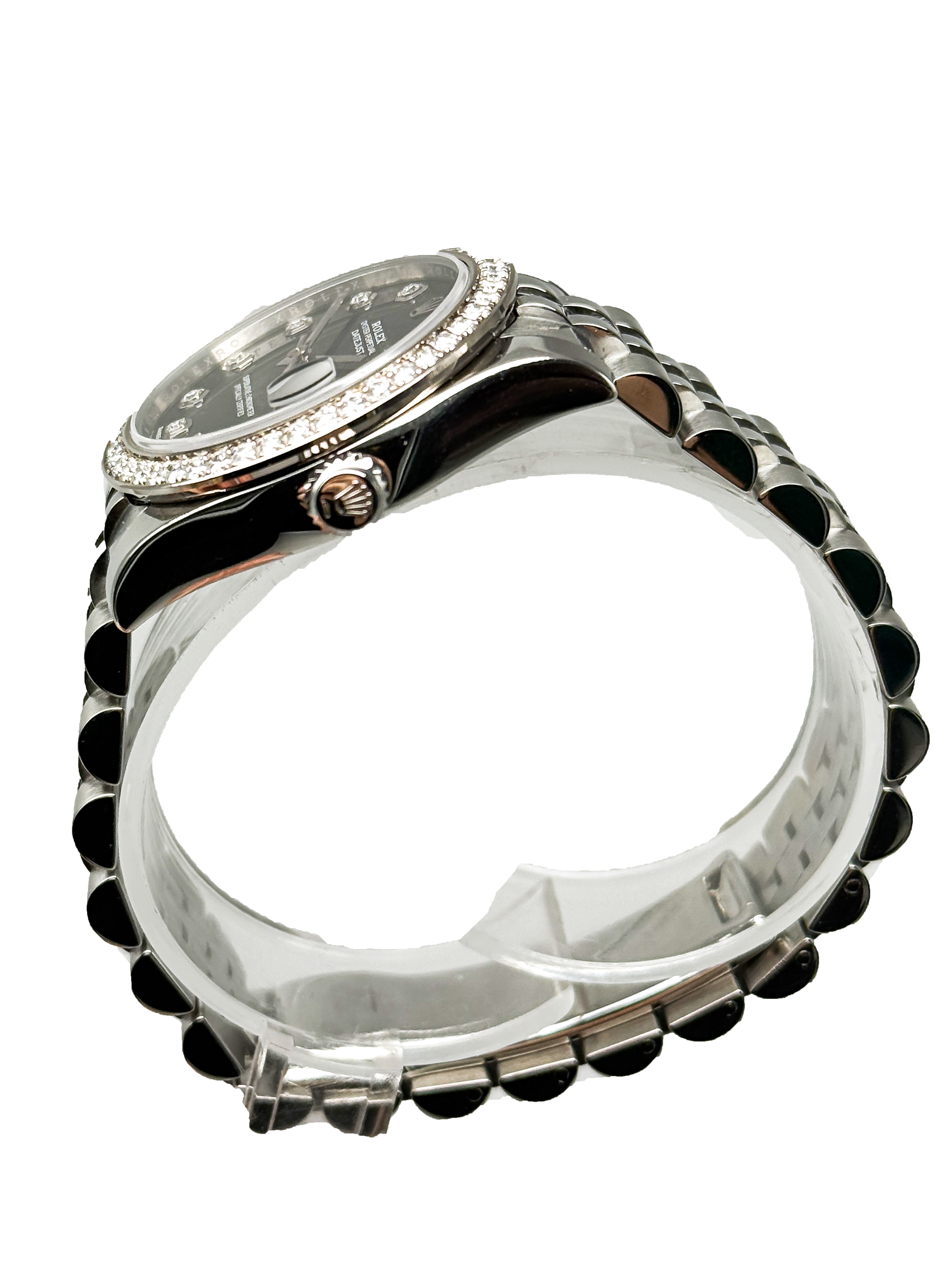 Rolex Datejust 31 – Ref. 178384 – Edelstahl – Diamantlünette – Auto