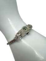 Laden Sie das Bild in den Galerie-Viewer, Armbanduhr, Platinum und Weißgold, mit Diamanten Art Deco
