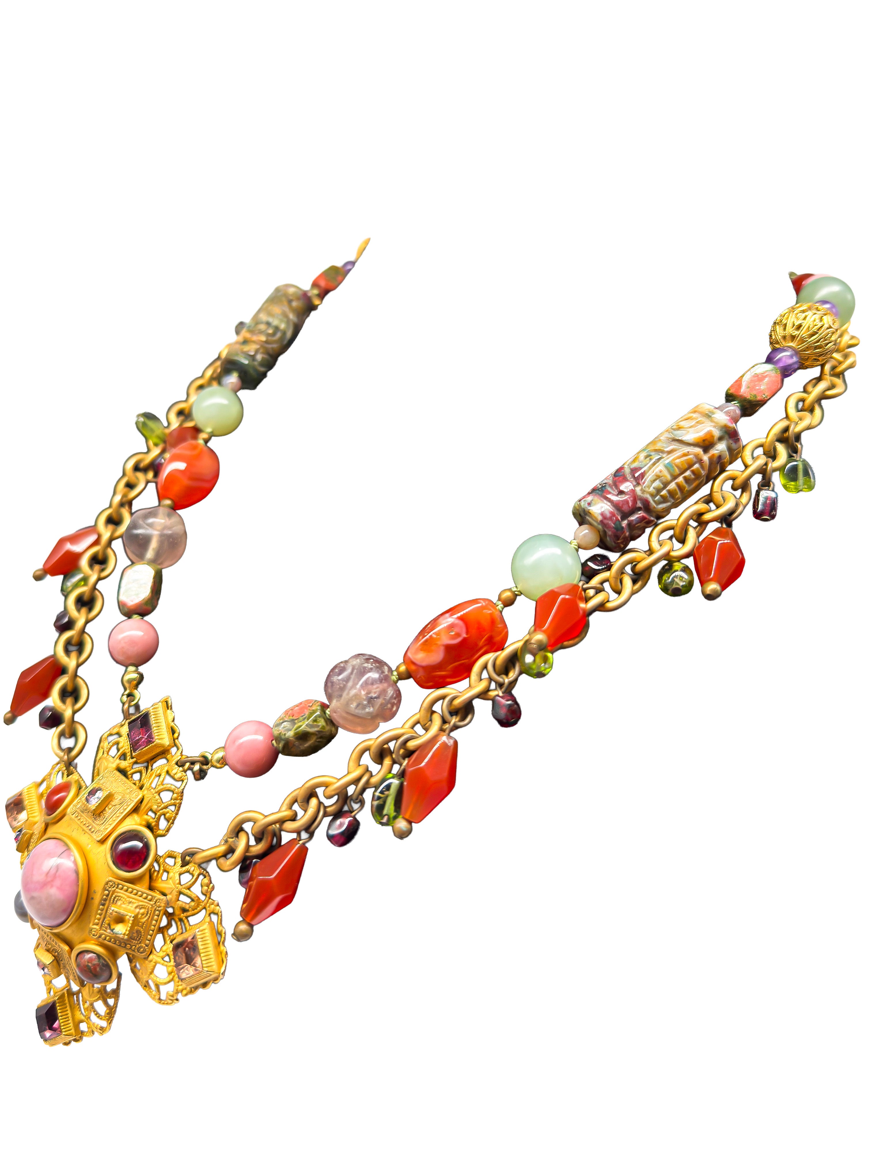 Natasha Stambouli, Modeschmuck, Collier, vergoldet