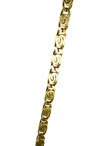Halskette "S"-Ornamente, 585er Gelbgold
