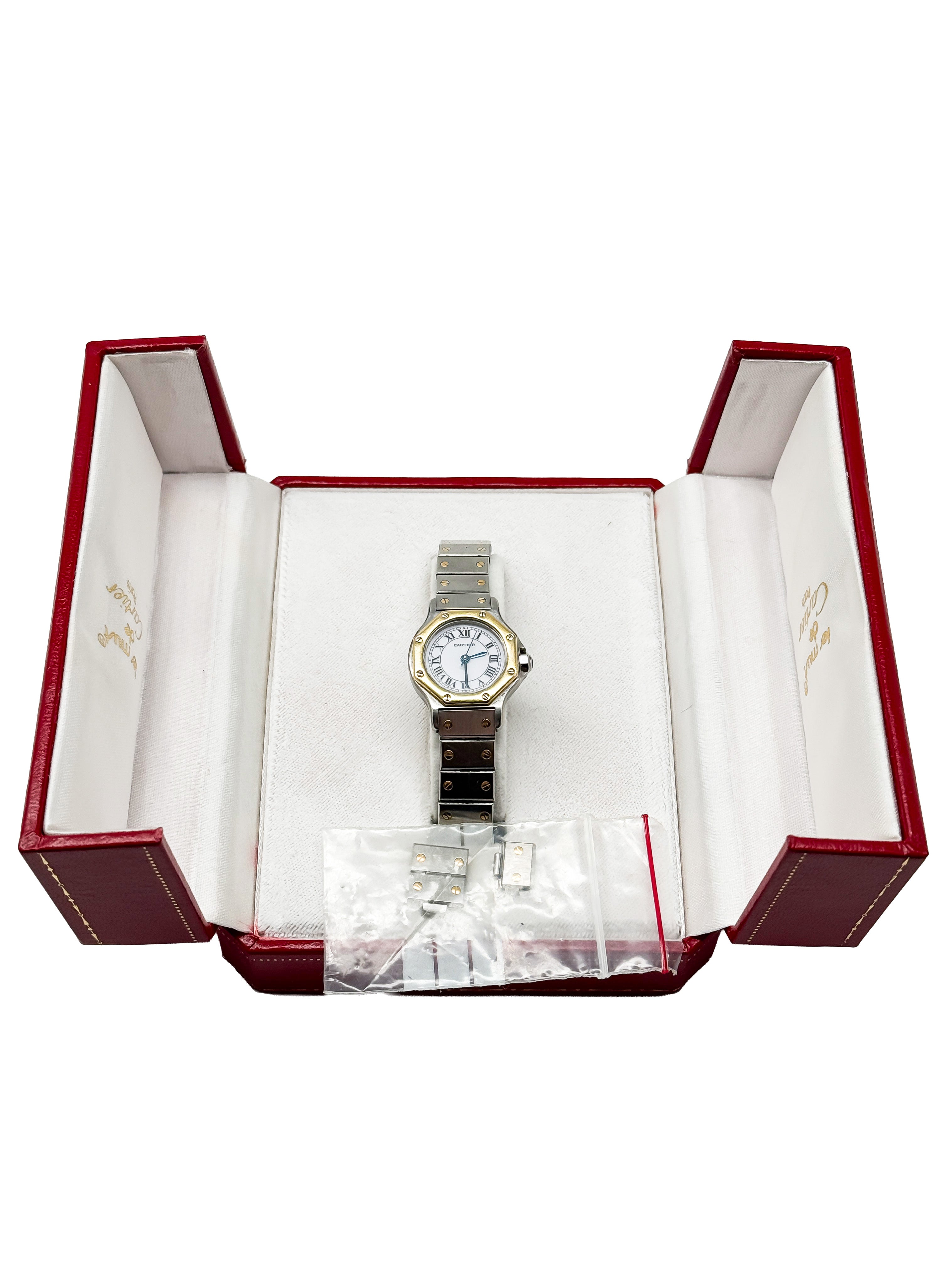 Cartier Santos Octagon; Refz, Nummer: 0907