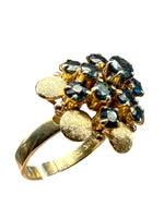 Laden Sie das Bild in den Galerie-Viewer, 585er Gelbgold Ring mit Saphir; Zertifikat vorhanden
