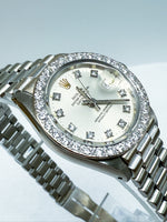 Laden Sie das Bild in den Galerie-Viewer, Rolex Lady-Datejust 69174; 26 mm, 18K Weißgold
