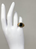 Laden Sie das Bild in den Galerie-Viewer, 585er Gelbgold Ring mit Turmalin

