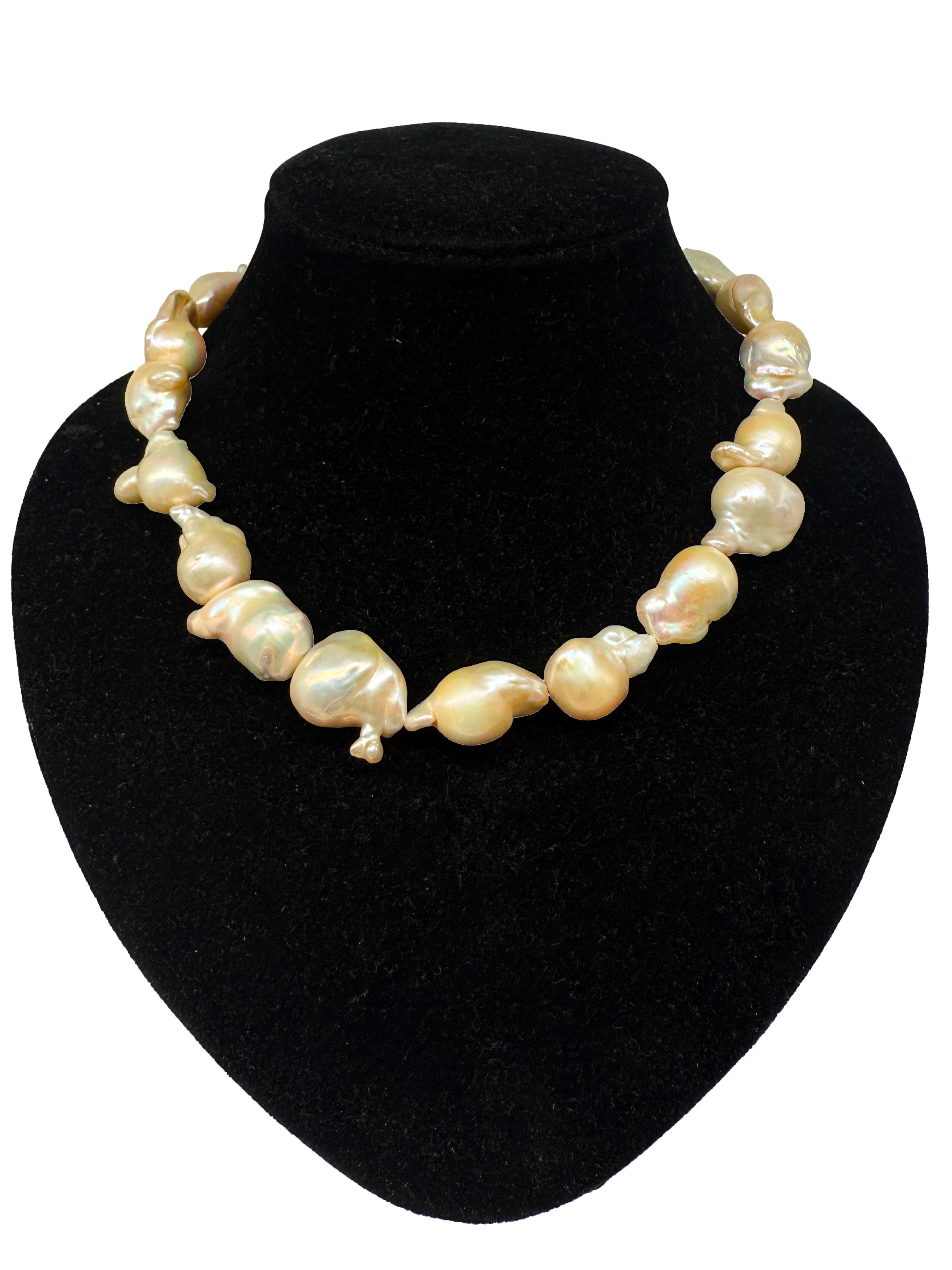 Collier 750er Gelbgold mit Perlen