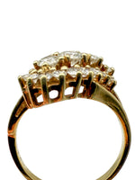 Laden Sie das Bild in den Galerie-Viewer, 585er Gelbgold Ring mit Diamanten
