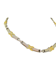 Dior, Schmuck Set, Ohrringe und Collier, vergoldet