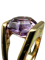 Laden Sie das Bild in den Galerie-Viewer, Ring 750er Gelbgold mit Amethyst
