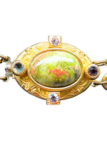 Laden Sie das Bild in den Galerie-Viewer, Natasha Stambouli, Modeschmuck, Collier, vergoldet
