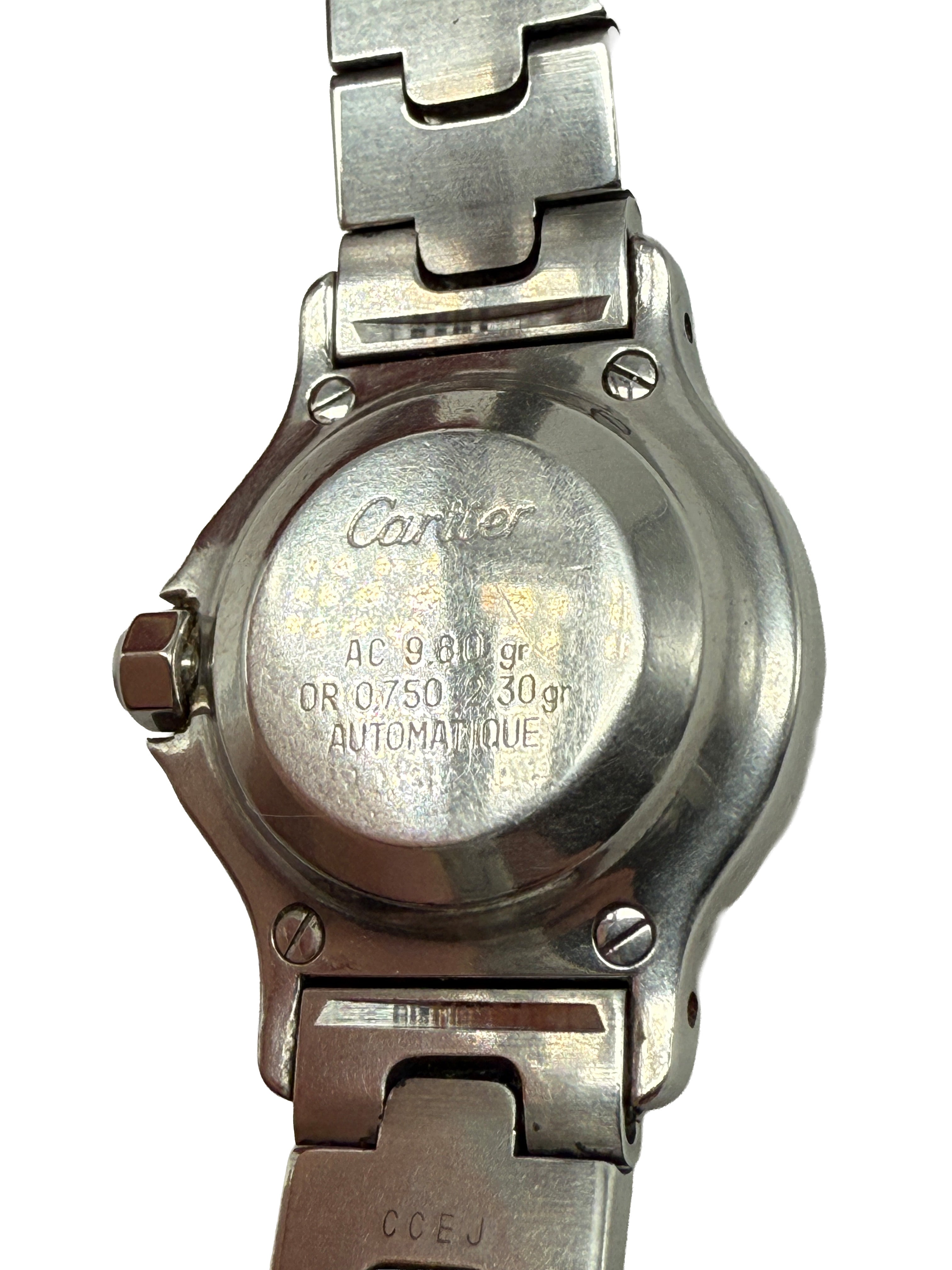 Cartier Santos Octagon; Refz, Nummer: 0907