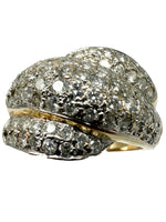 Laden Sie das Bild in den Galerie-Viewer, 585er Gelbgold Ring mit Diamanten
