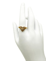 Laden Sie das Bild in den Galerie-Viewer, 585er Gelbgold Ring mit Diamanten
