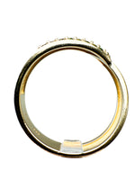 Laden Sie das Bild in den Galerie-Viewer, Ring 585er Gelbgold mit grünen Diamanten
