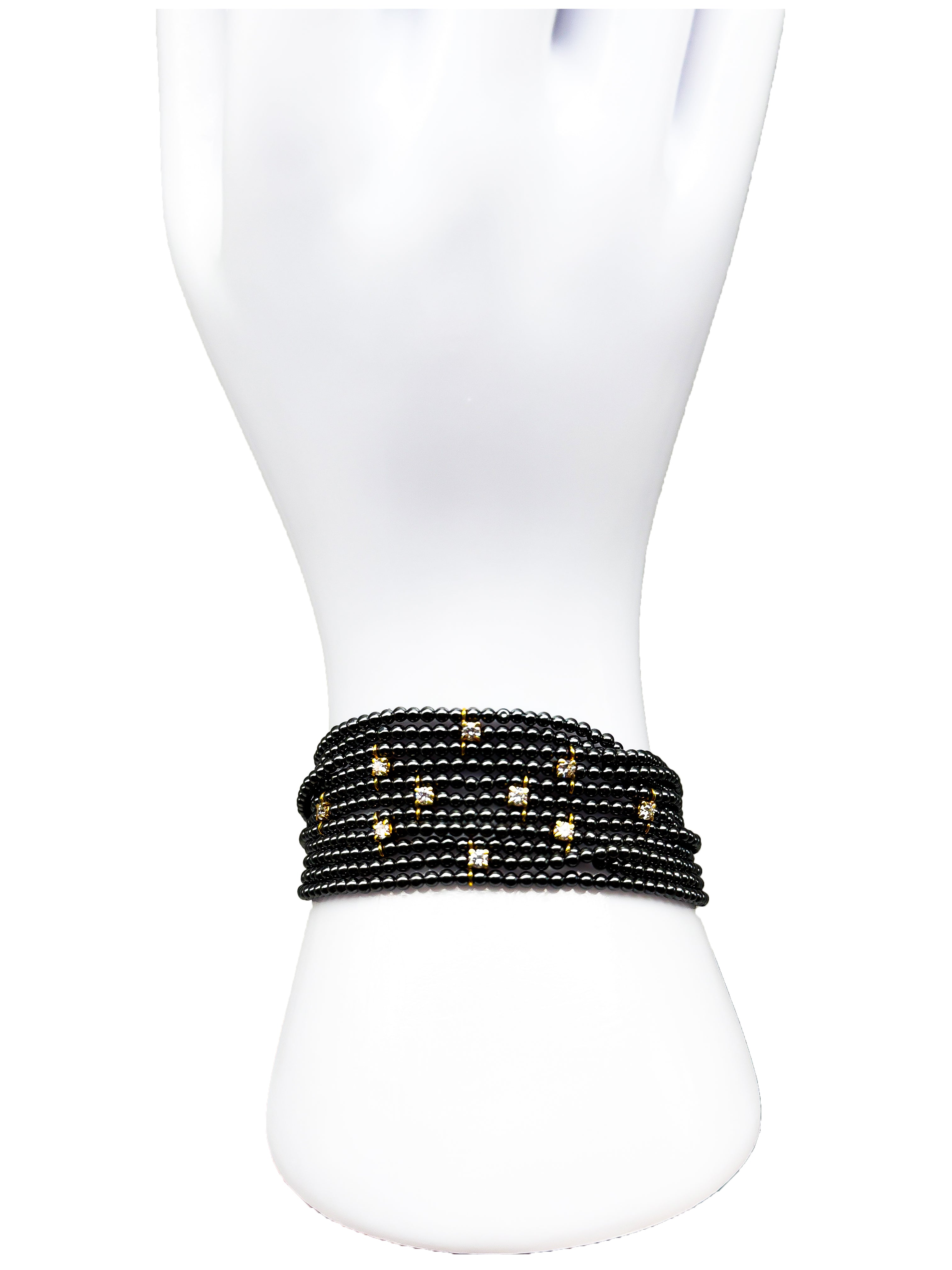 Armband und Halsketten Set mit Tahit-Perlen und Diamanten