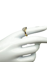 Laden Sie das Bild in den Galerie-Viewer, 585er Gelbgold Ring mit Diamanten
