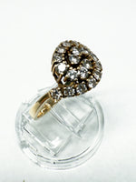 Laden Sie das Bild in den Galerie-Viewer, 585er Gelbgold Ring mit Diamanten
