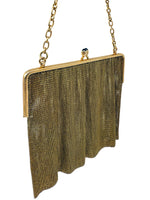 Laden Sie das Bild in den Galerie-Viewer, 14K Gelbgold Handtasche mit Saphiren
