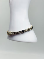 Laden Sie das Bild in den Galerie-Viewer, 18K Weißgold Armband mit Diamanten und Saphiren
