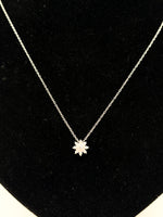 Laden Sie das Bild in den Galerie-Viewer, Polarstern, Christ, Set Halskette und Ring, 585er Weißgold mit Zertifikat
